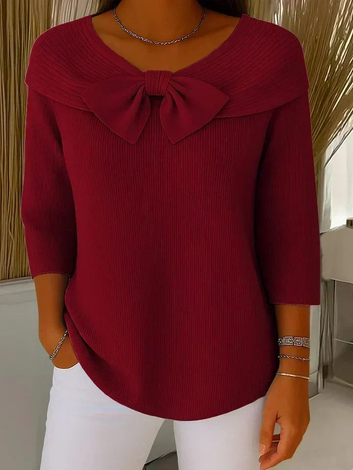 Trinidad | Maglione con Fiocco e Girocollo