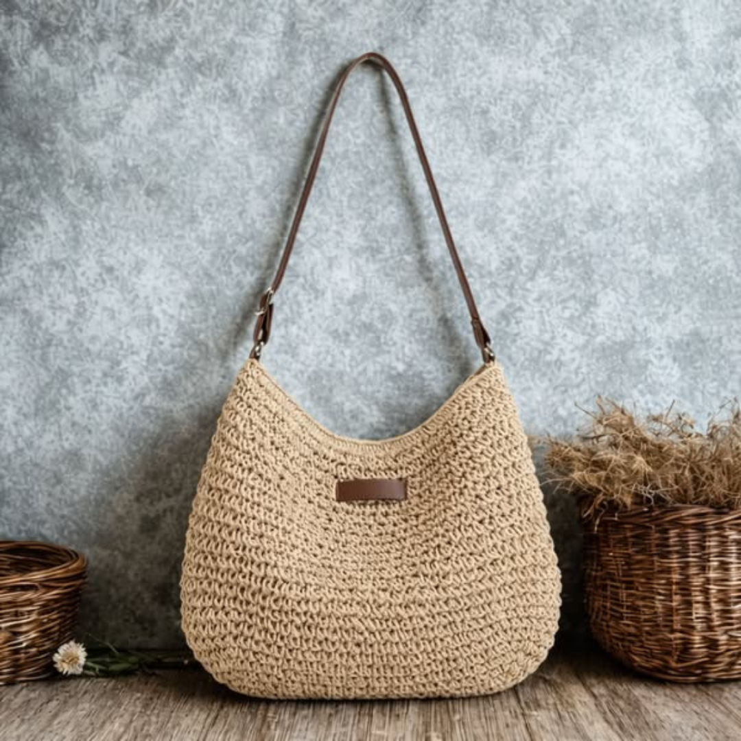 Simona | Borsa a Tracolla Intrecciata