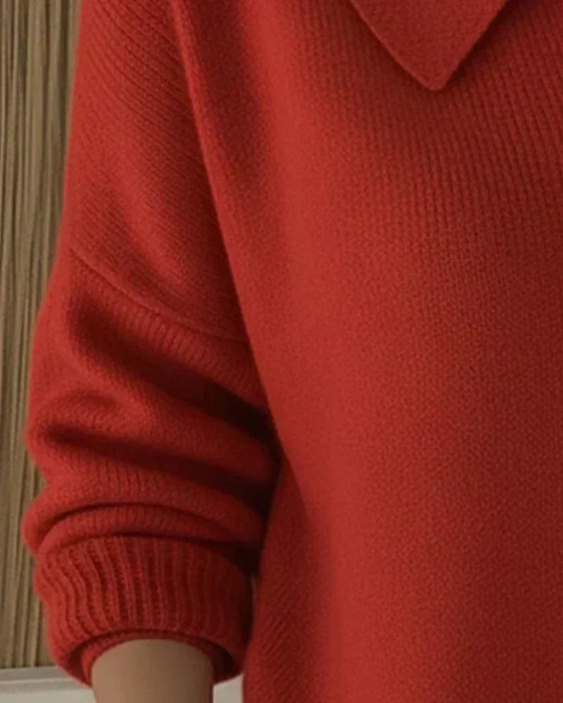 Vega | Cardigan in maglia con colletto a camicia