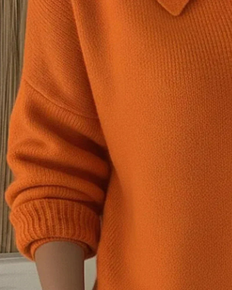 Vega | Cardigan in maglia con colletto a camicia