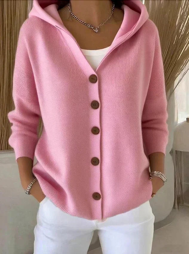 Rocío | Giacca in maglia con cappuccio