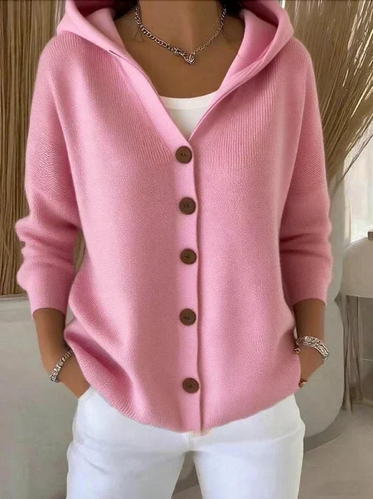 Rocío | Giacca in maglia con cappuccio