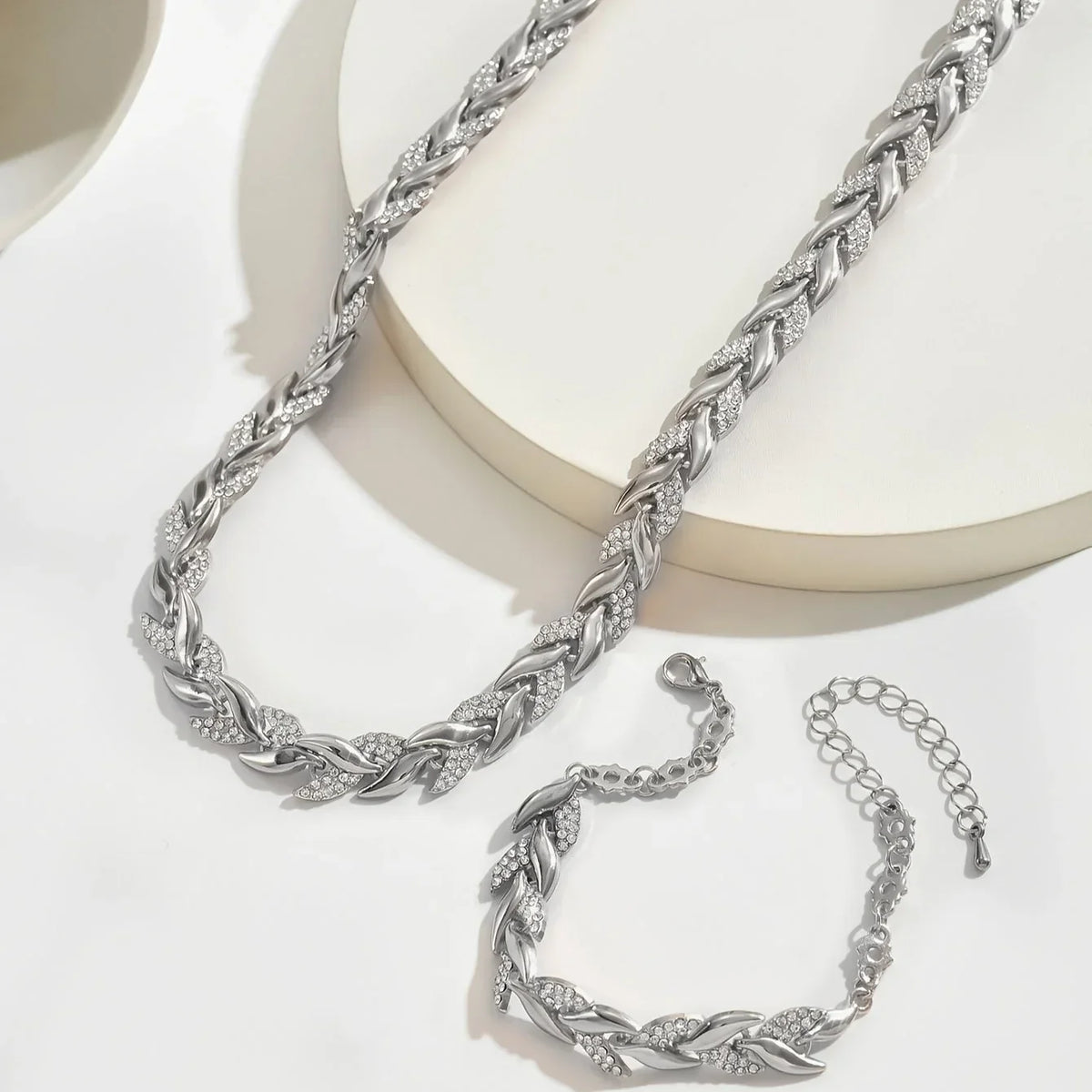Claudine | Set collana e bracciale a coda di pesce fatti a mano