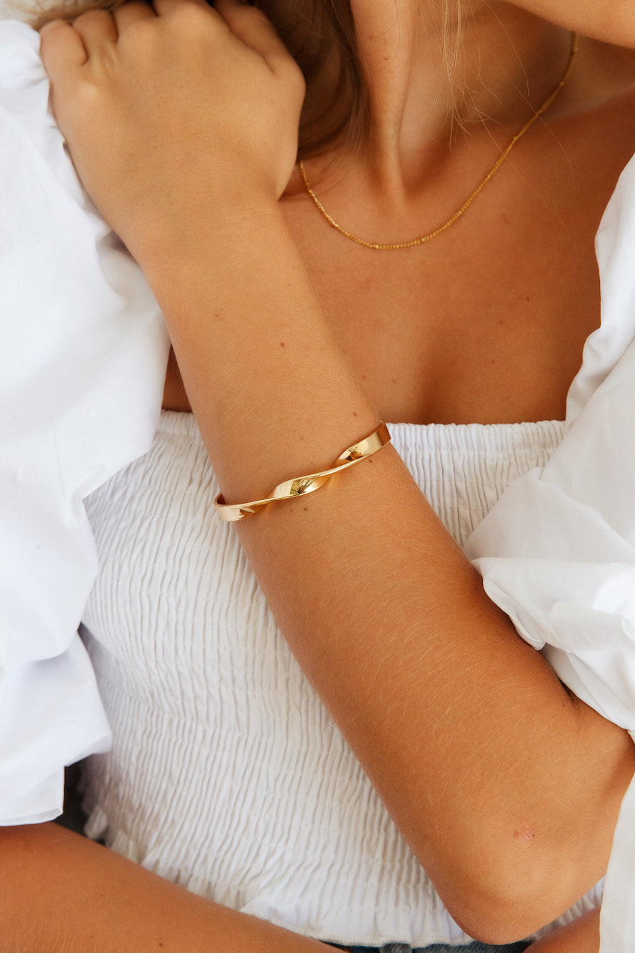 Adalyne | Bracciale placcato in oro fino