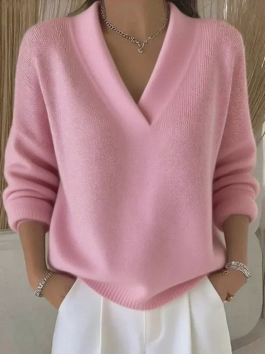 Violeta | Maglione ampio con scollo a V