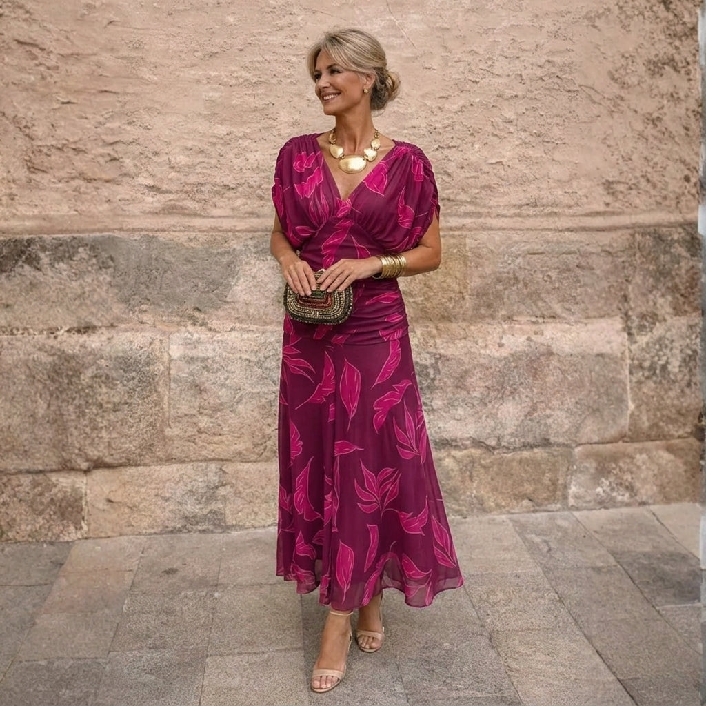 Mikaela | Abito maxi con spalle scoperte