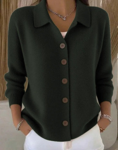 Josefina | Giacca in maglia con colletto e bottoni