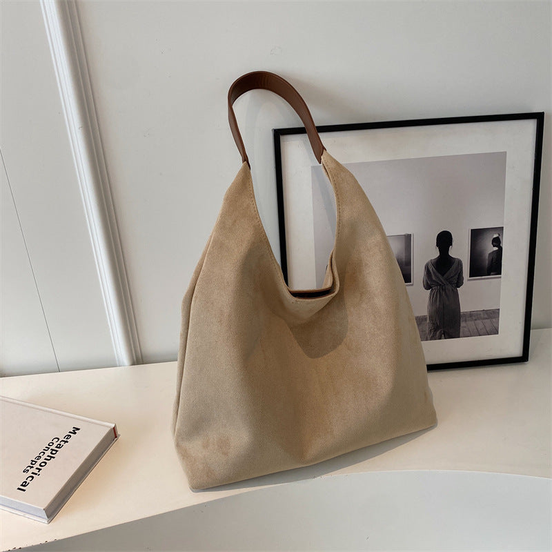 Sena | Borsa shopper in camoscio