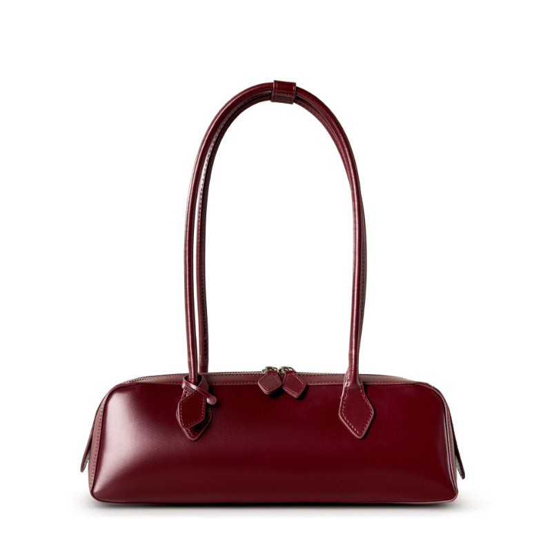 Claire | Borsa baguette di lusso con finitura lucida