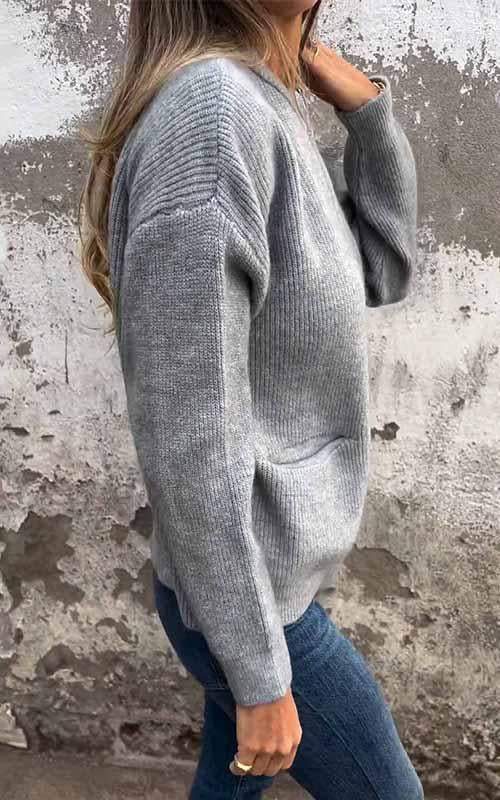 Lorine | Gilet casual in maglia con cerniera