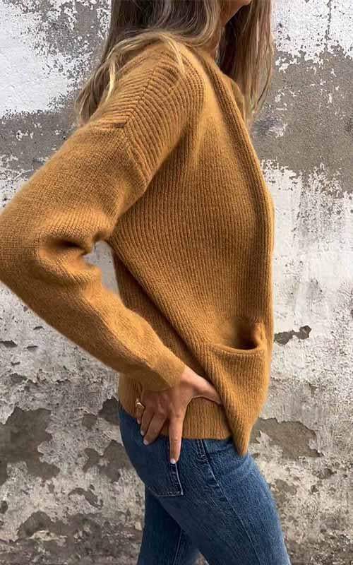Lorine | Gilet casual in maglia con cerniera