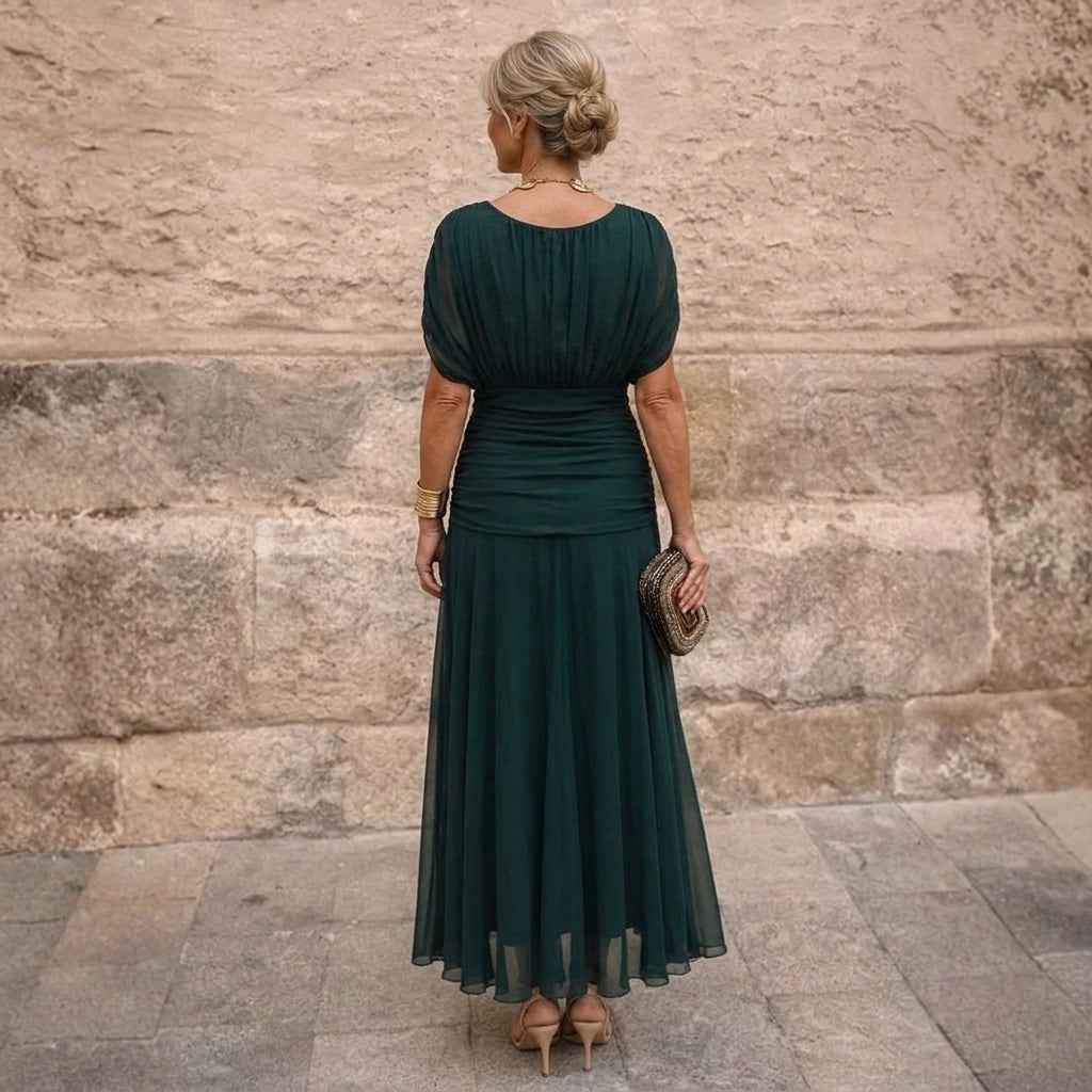 Mikaela | Abito maxi con spalle scoperte