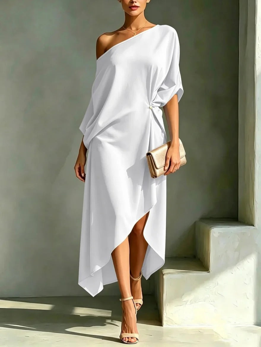 Camila │ Abito asimmetrico elegante
