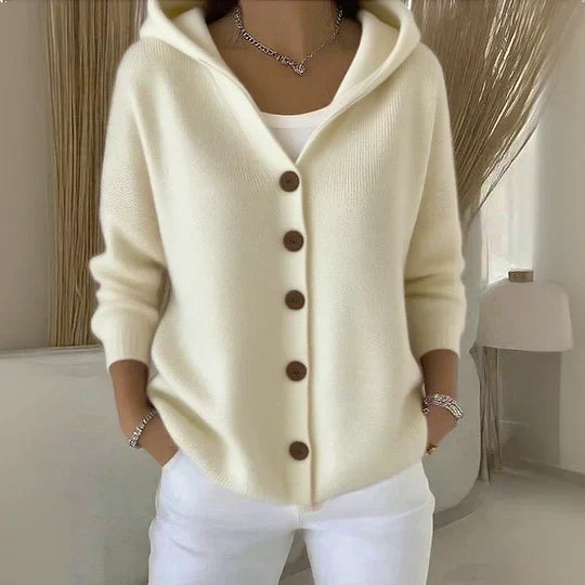 Rocío | Giacca in maglia con cappuccio