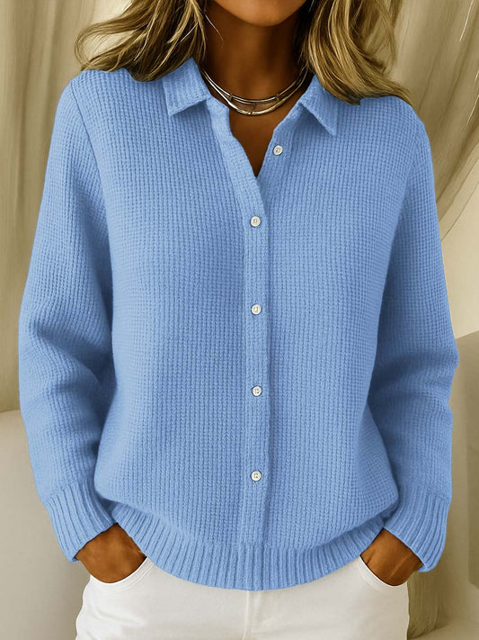 Éléa | Cardigan in morbida maglia con bottoni