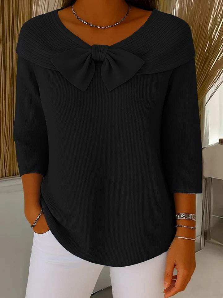 Trinidad | Maglione con Fiocco e Girocollo