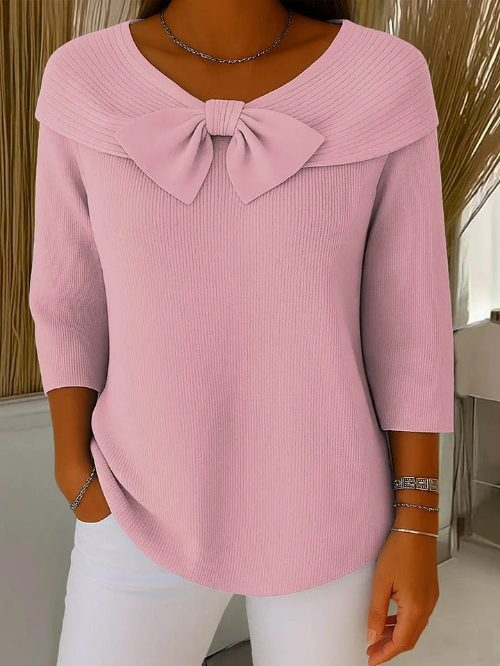 Trinidad | Maglione con Fiocco e Girocollo