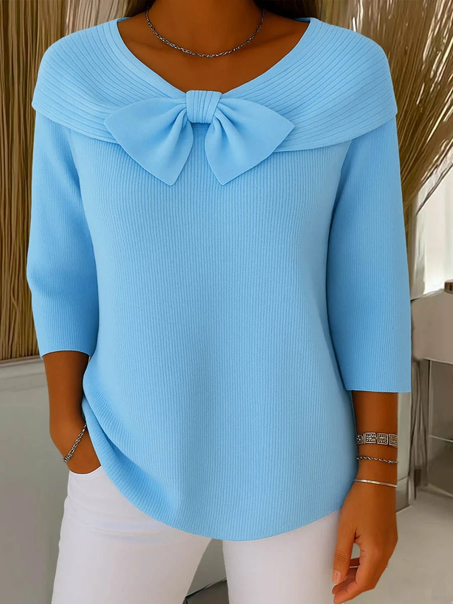 Trinidad | Maglione con Fiocco e Girocollo