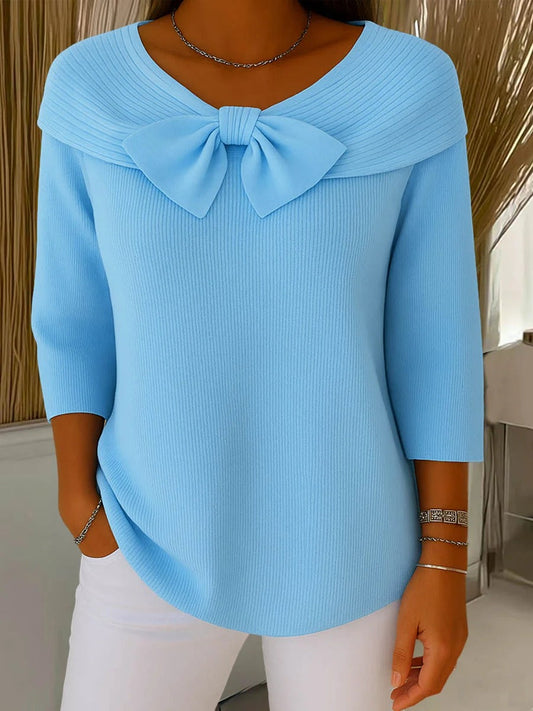 Trinidad | Maglione con Fiocco e Girocollo
